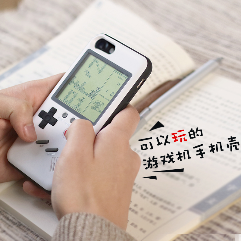 【iPhone】俄羅斯方塊遊戲機手機殼